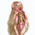 90*90cm Silk Scarf Headwraps For Women Fashion Accessory